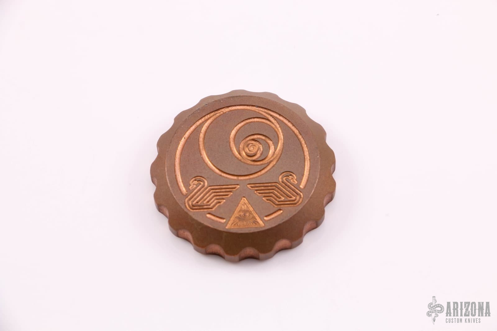Bottle Cap Copper Arizona Custom Knives