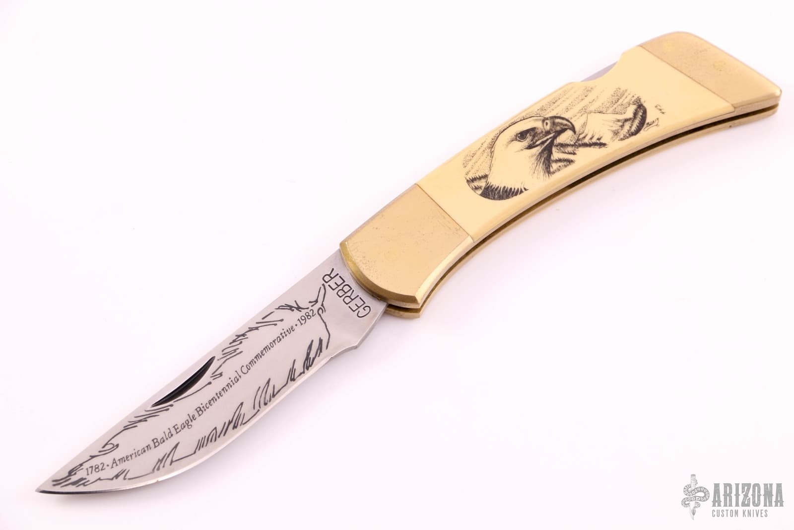 Bald Eagle Bowie Knife - Collector Knives