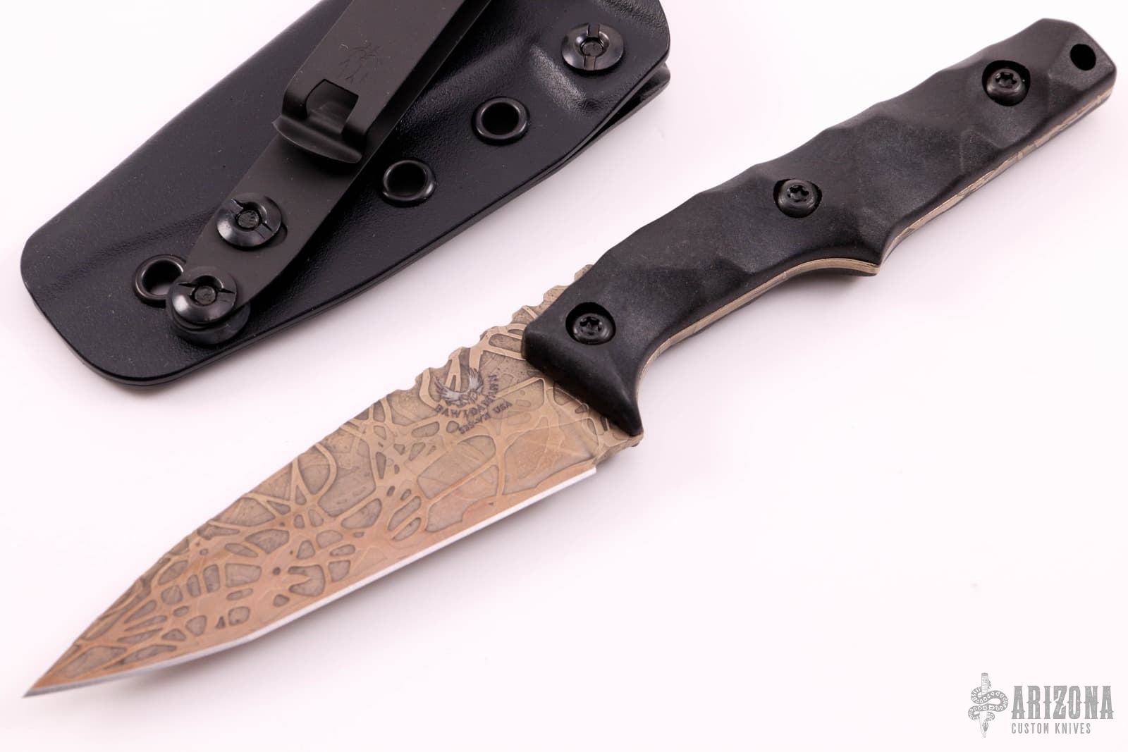 Muninn Acid Etched - Arizona Custom Knives