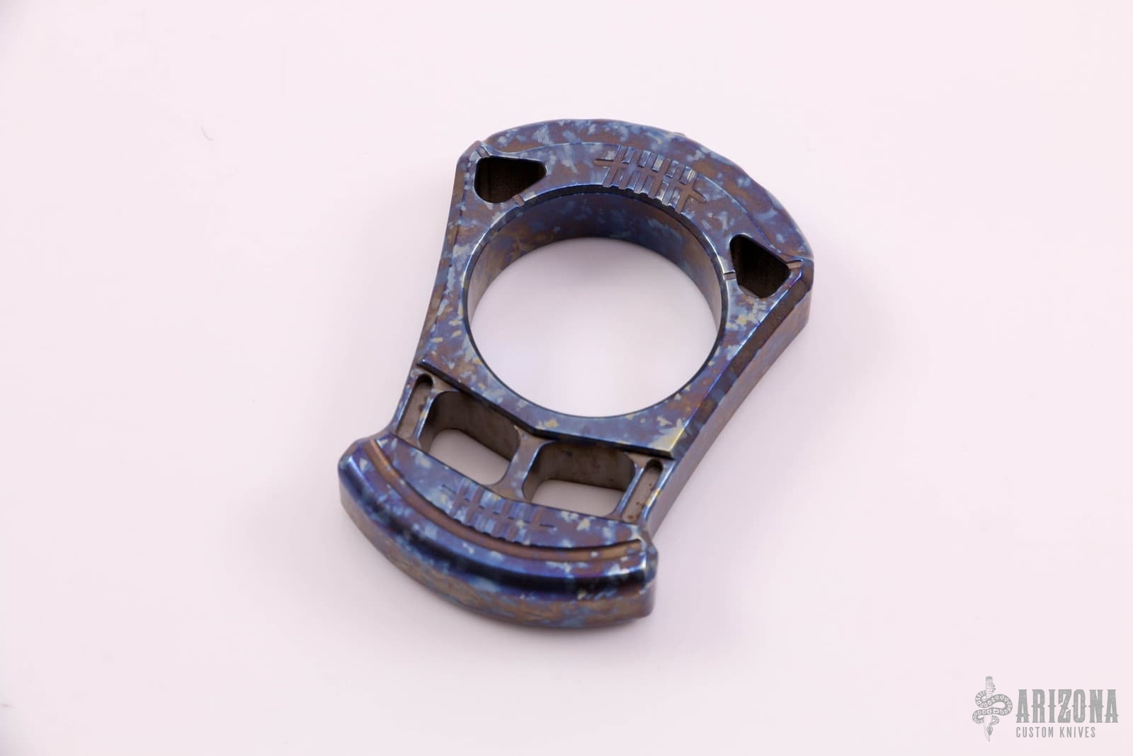 Anodized Titanium Knuckle Arizona Custom Knives