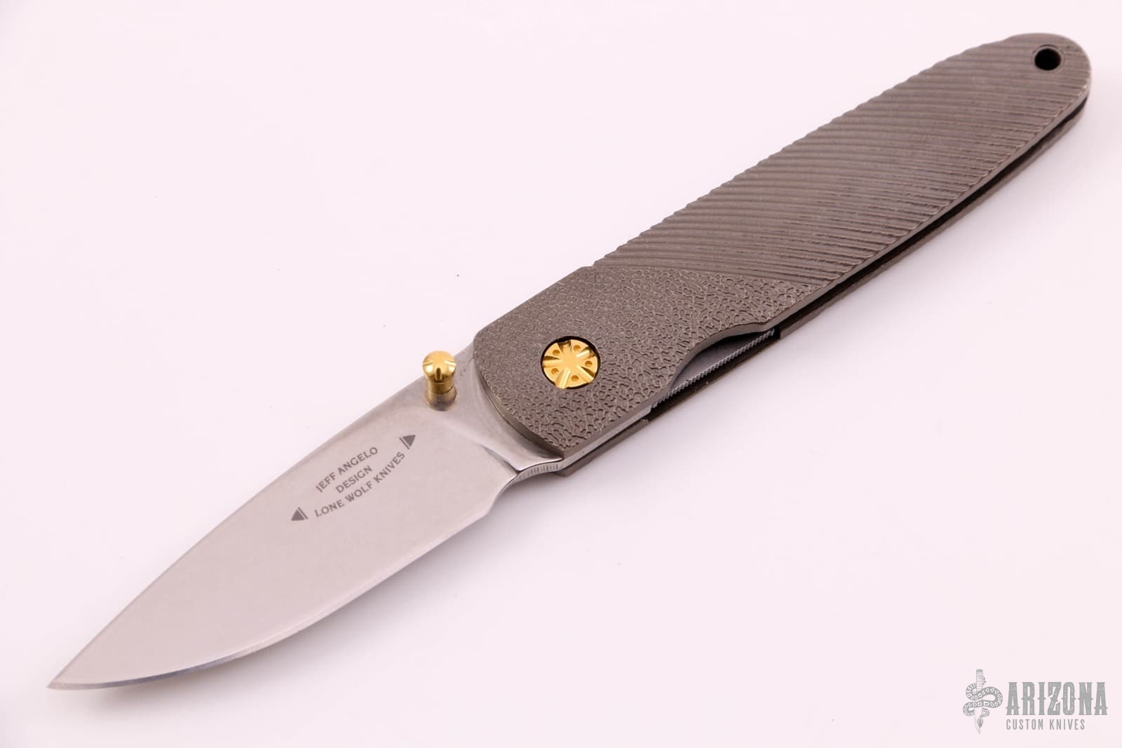 LC12100 Angelo Fluted Folder - Arizona Custom Knives