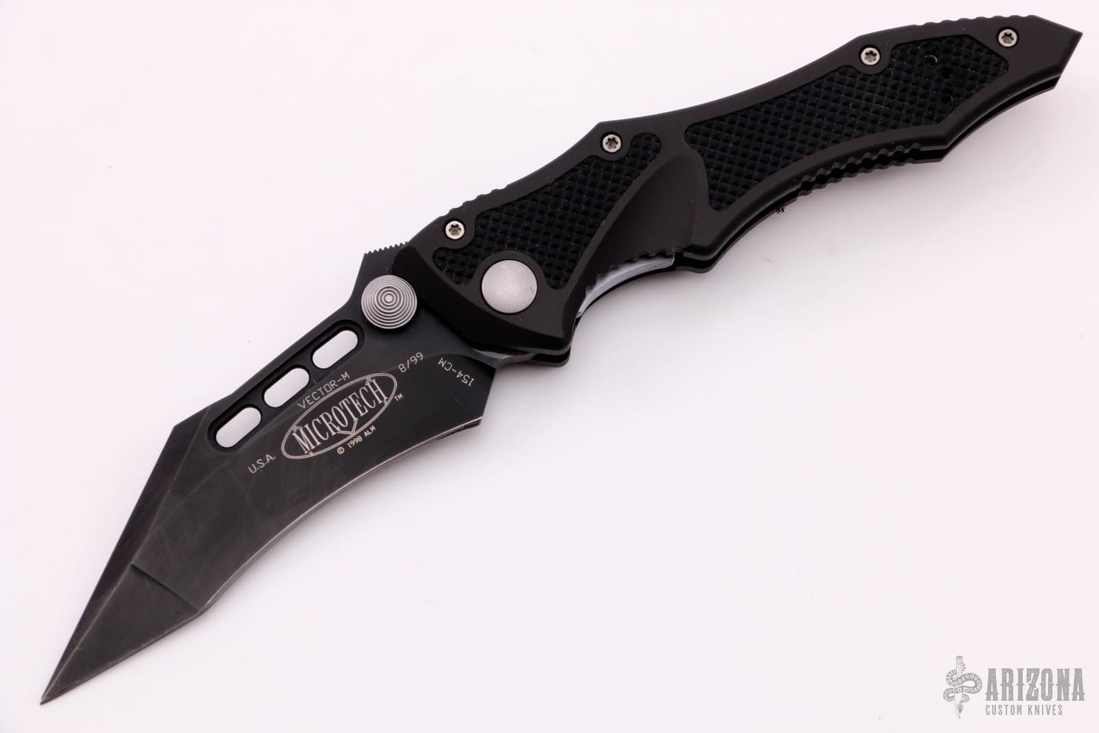 Vector M/A Black Plain | Arizona Custom Knives