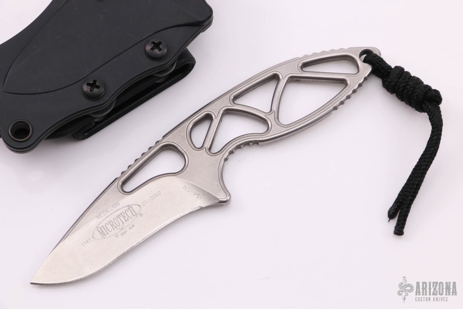 世界的に - Plain Stonewash - Medallion Arizona Knives Custom ハンティングナイフ、狩猟刀