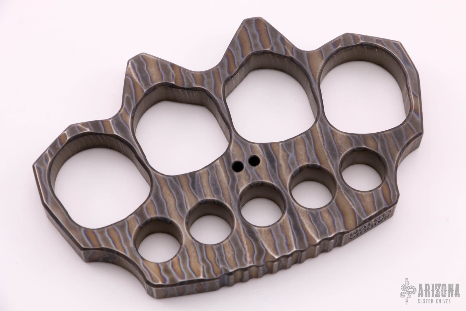 Sculpted Titanium Knuckles Arizona Custom Knives