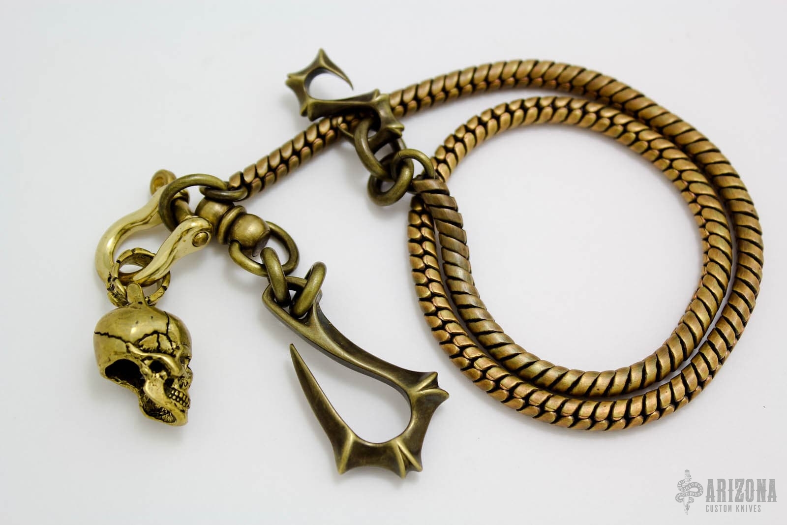 Brass Wallet Chain Arizona Custom Knives