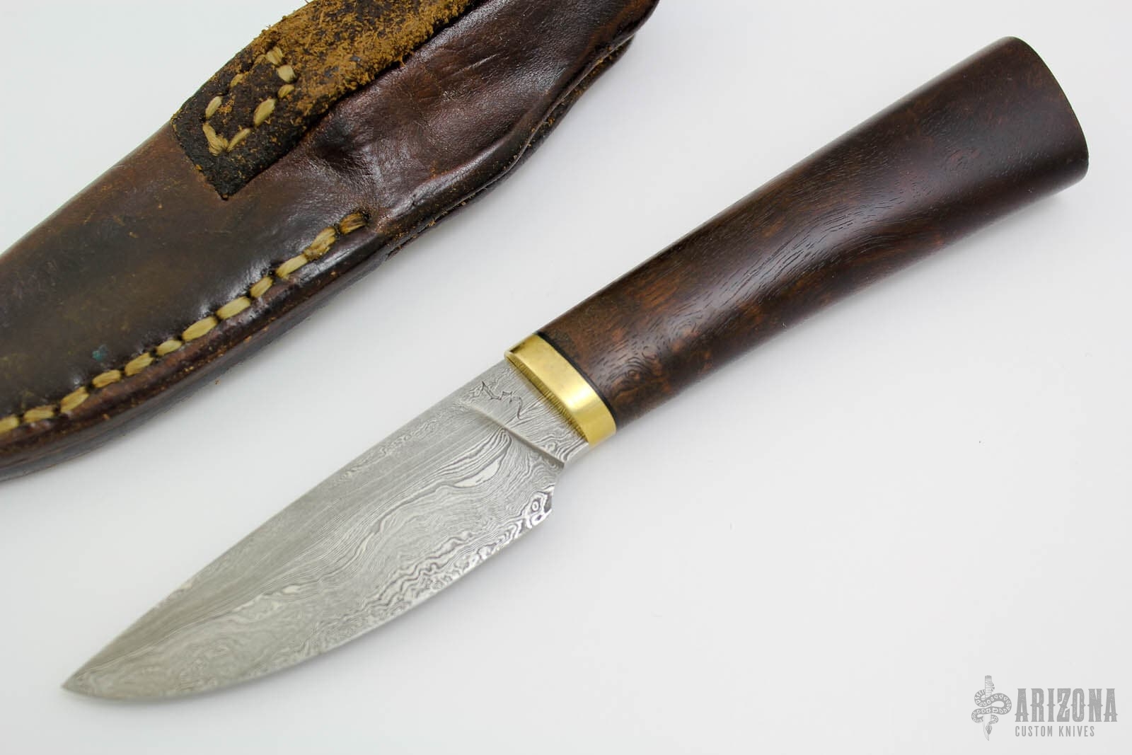 Damascus Fixed Blade Arizona Custom Knives