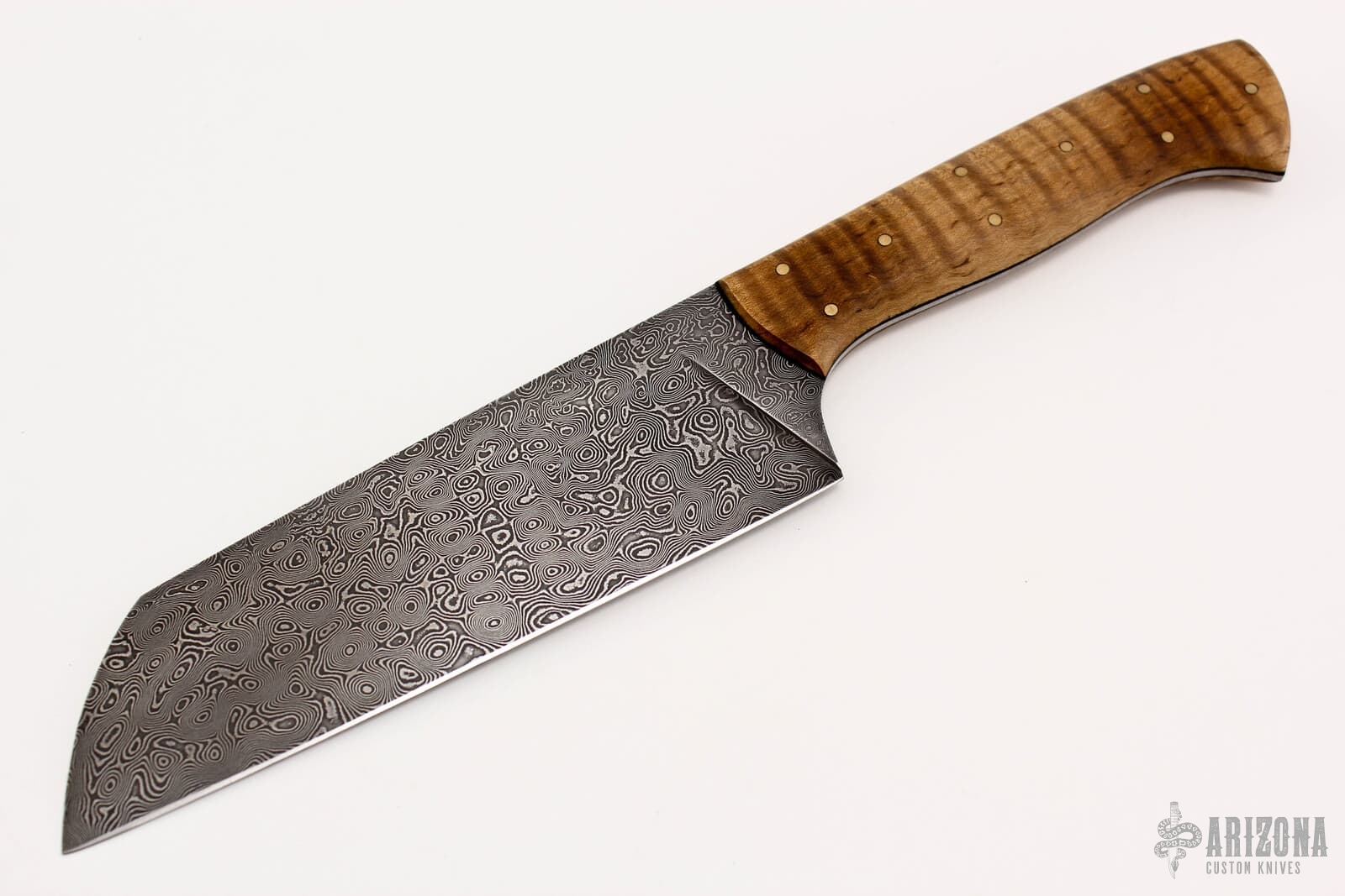 Damascus Santoku Arizona Custom Knives