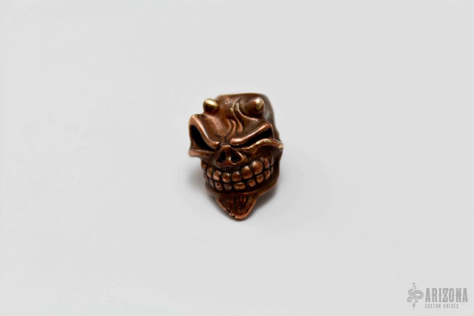 Devil Slickster Bead - Copper - Arizona Custom Knives