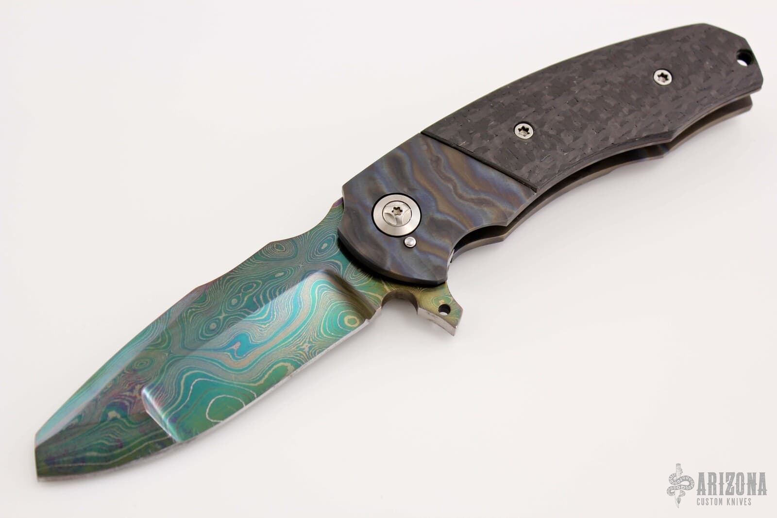 Hades - Damascus - Arizona Custom Knives