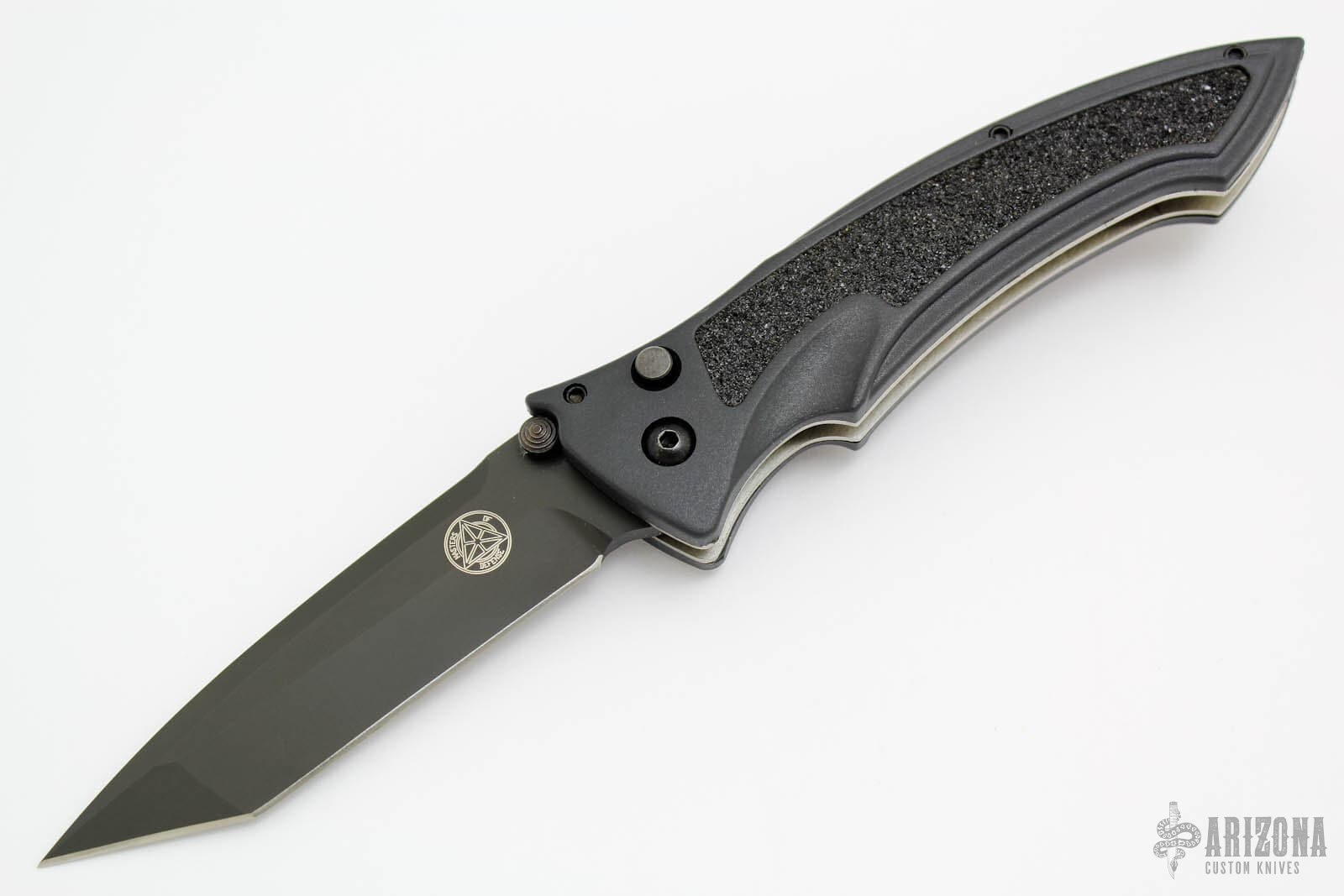 LTT-875 Large Tactical Tanto - Black Plain Edge - Arizona Custom