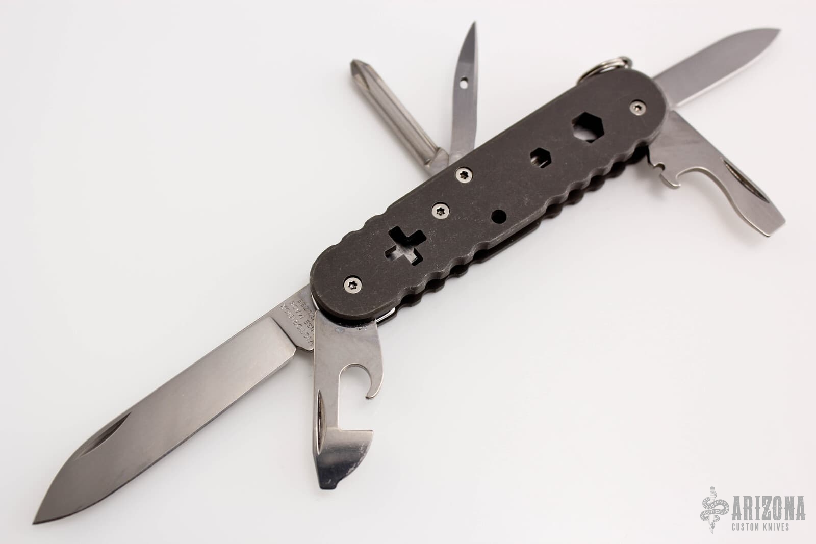Modified Tinker with Titanium Scales Arizona Custom Knives