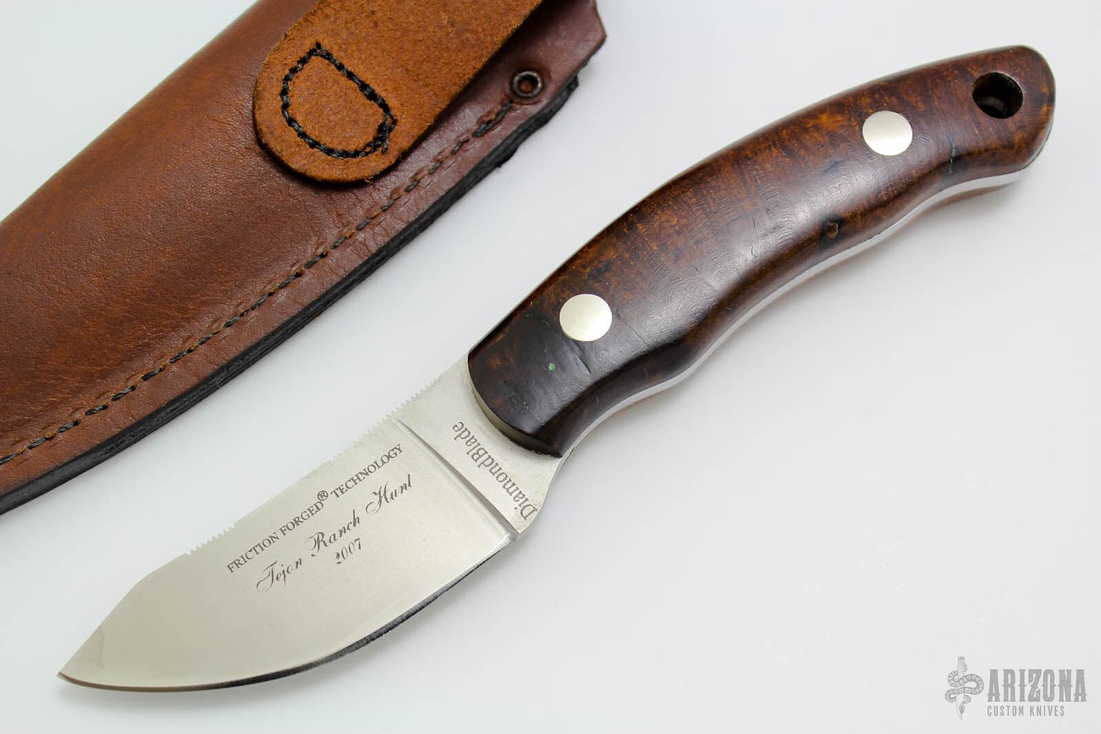 Pinnacle I Desert Ironwood Arizona Custom Knives