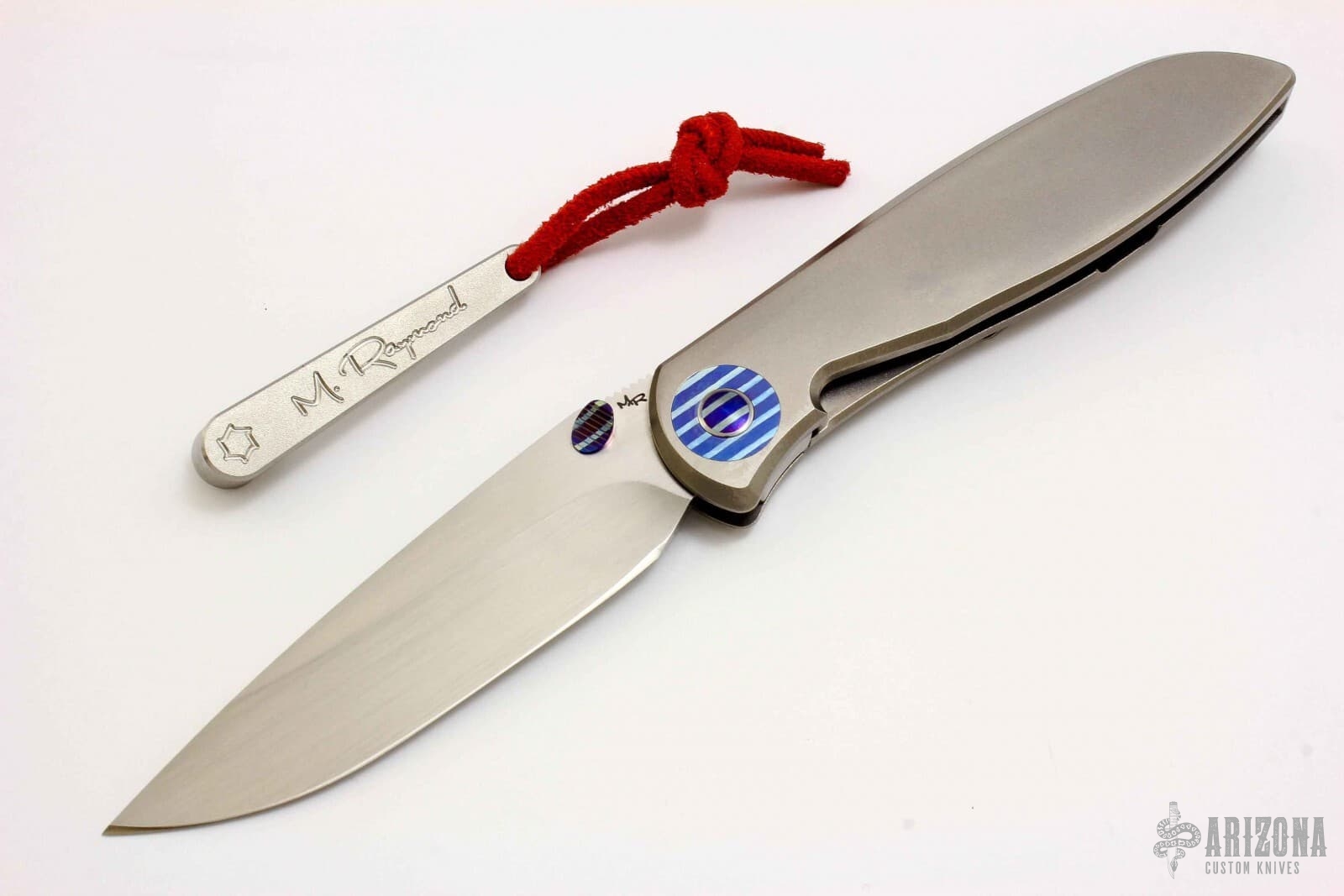 Starlit with MokuTi Pivot Collar and Lug Arizona Custom Knives