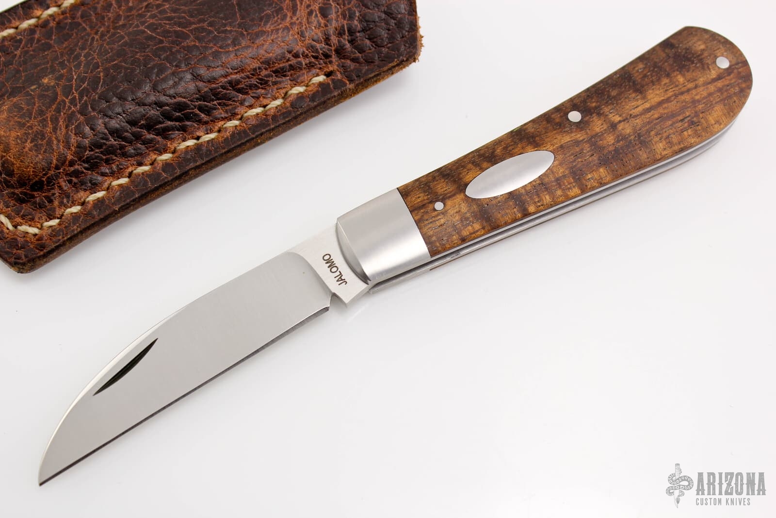 Swayback Jack with Leather Slip - Arizona Custom Knives
