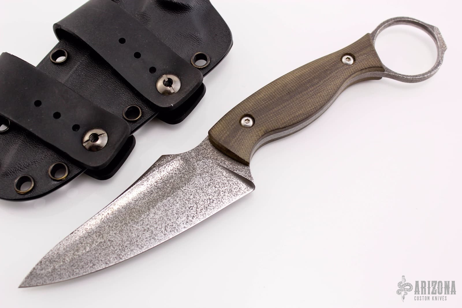 Ringed Fixed blade Arizona Custom Knives