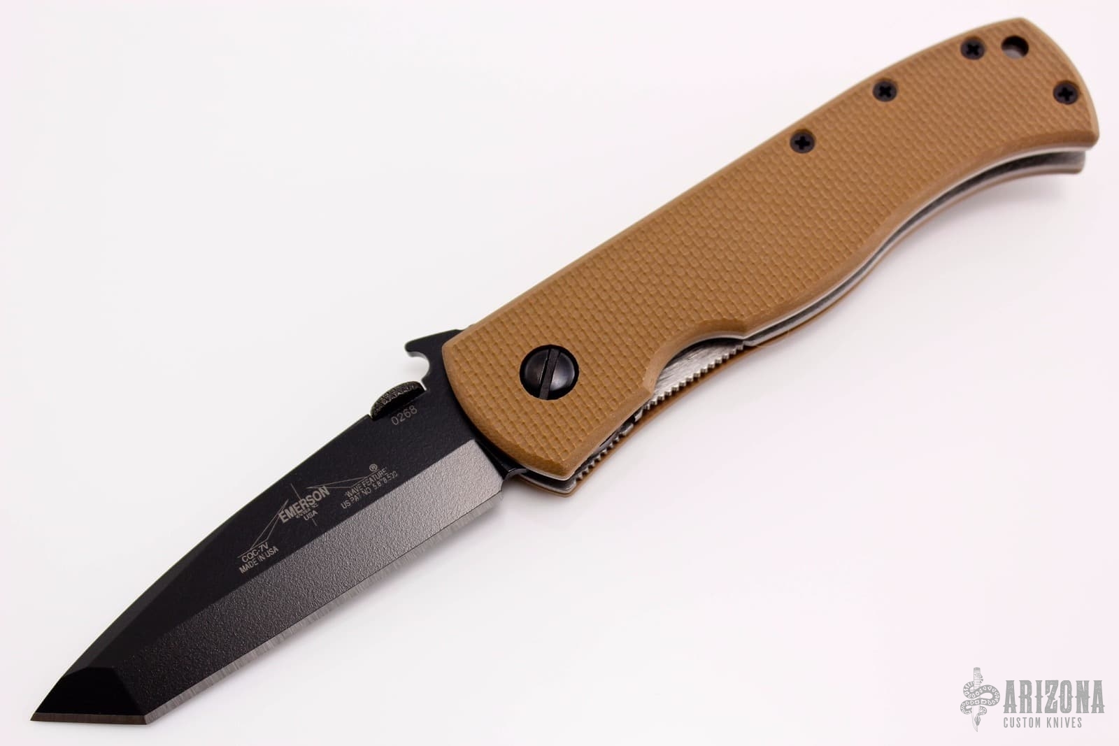 CQC-7A - Tan Scales - Arizona Custom Knives