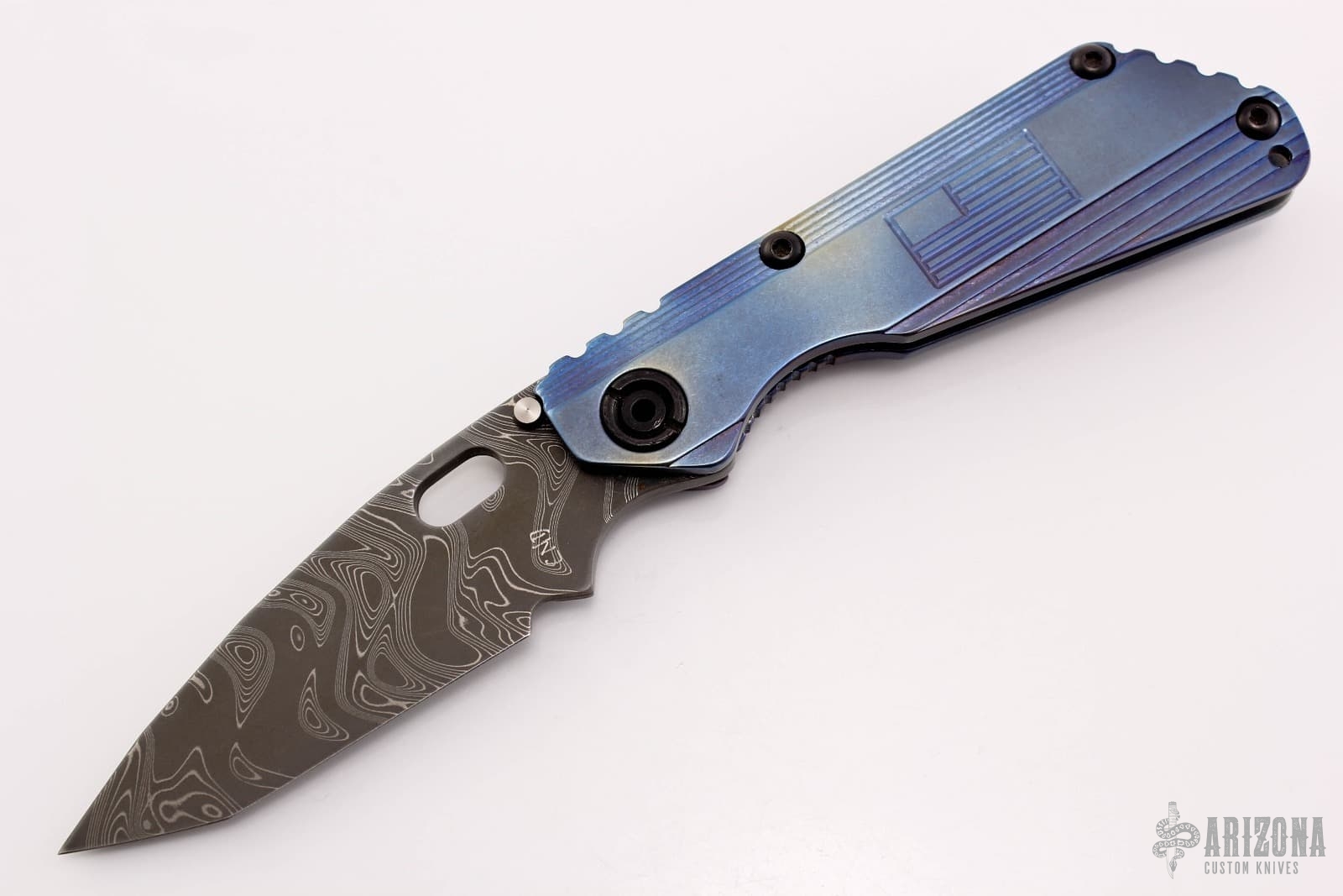 DDC SNG - Chad Nichols Damascus | Arizona Custom Knives