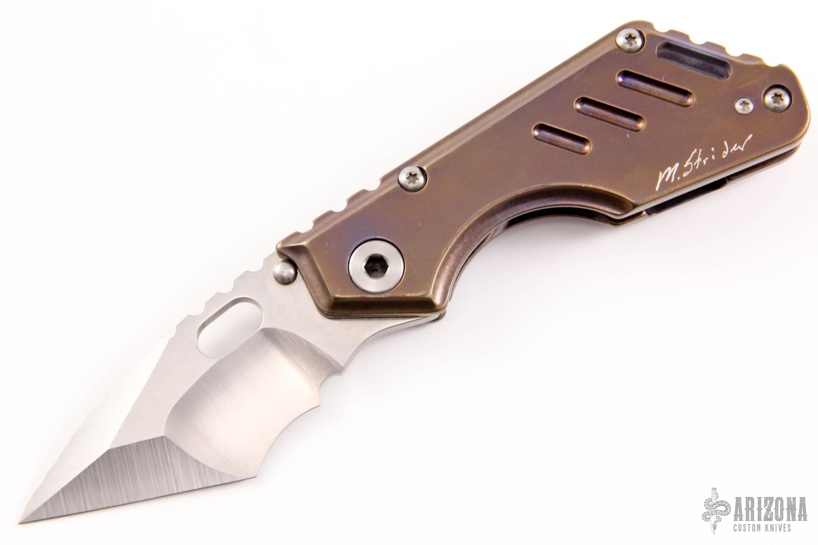 Mick Strider Custom MSC Stub XL Tanto - Arizona Custom Knives