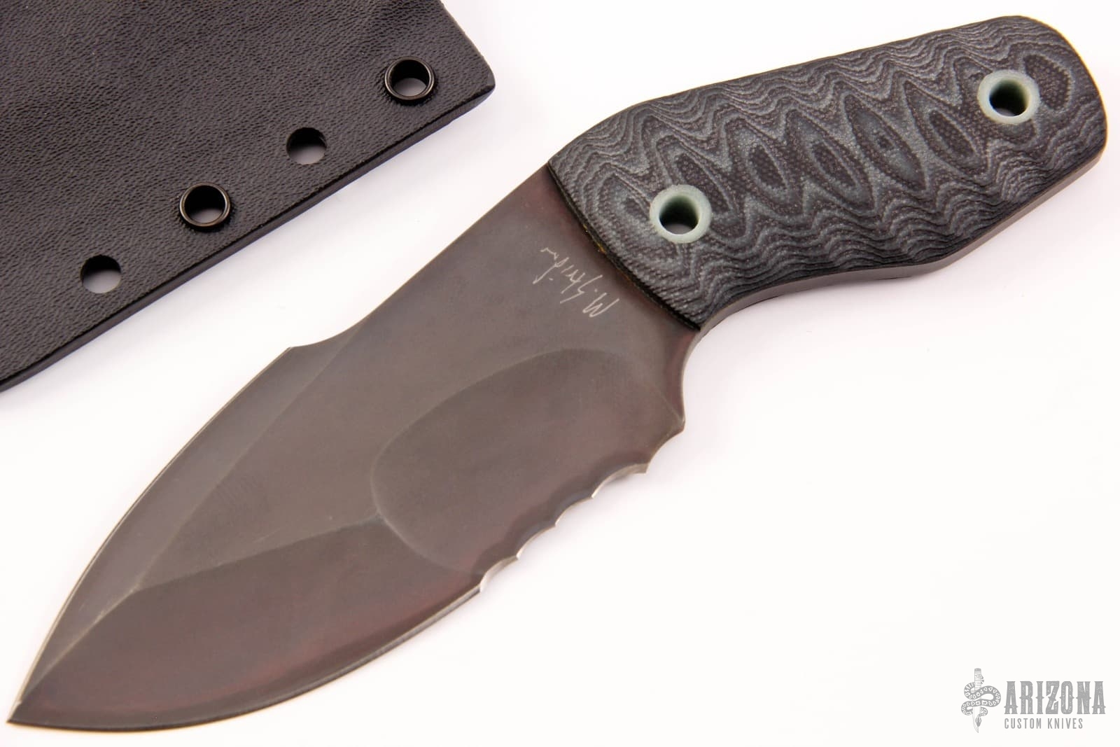 Custom Blade Custom Fixed Blade - Arizona Custom Knives