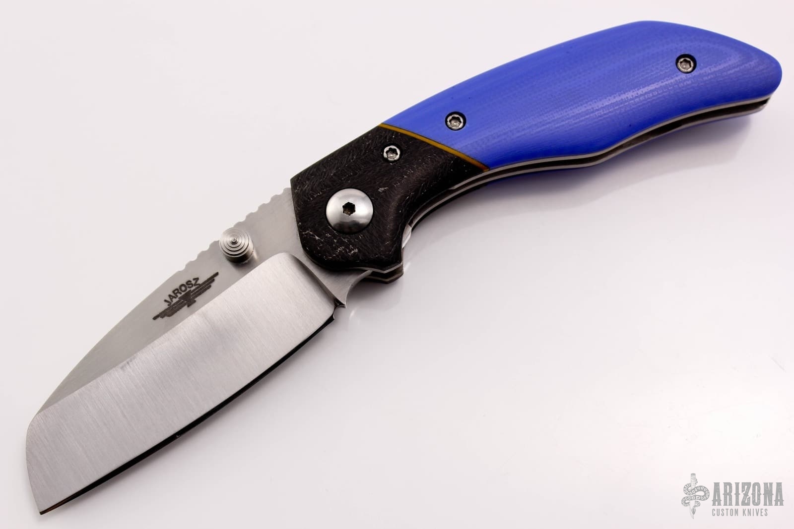 Model 75 Sheepsfoot (F16 Brake Rotor Bolsters) Arizona Custom Knives