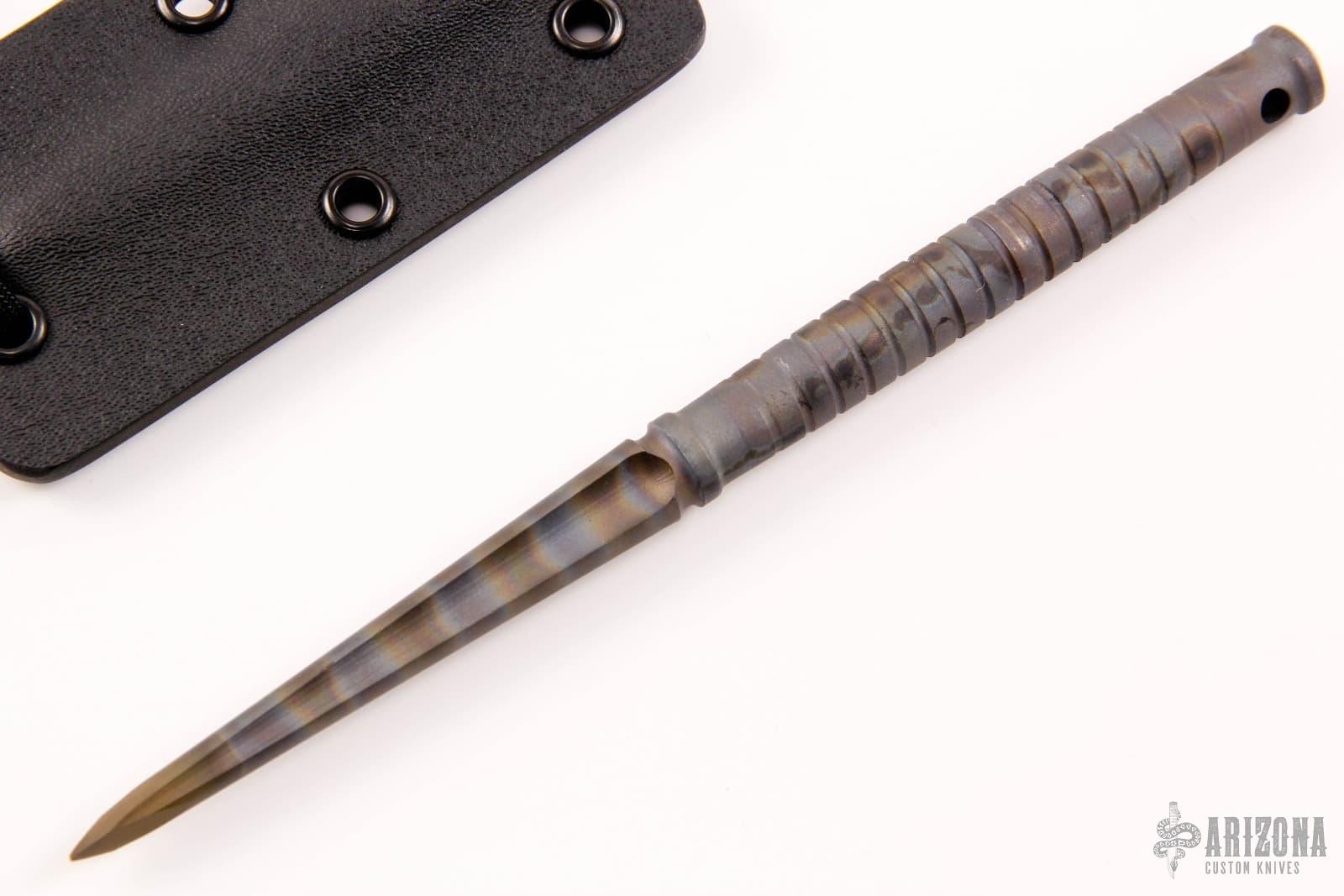 タケシのサイドン Titanium Spike w/ Kydex sheath - Two-Tone - Arizona Custom