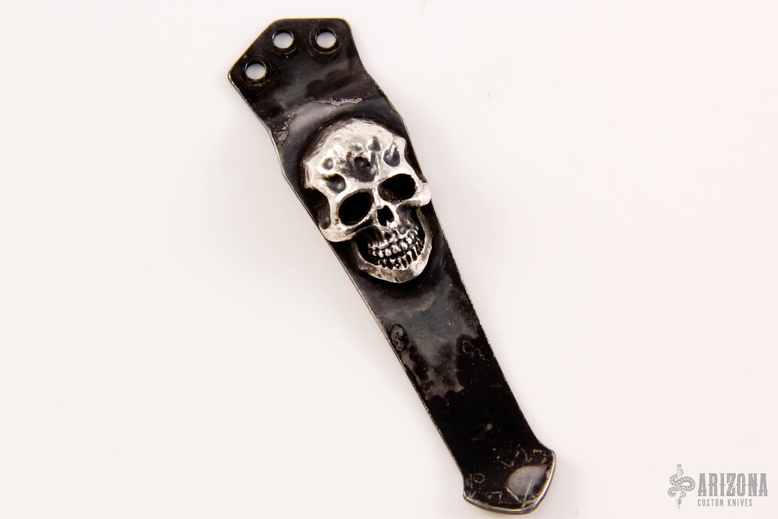 Emerson Knives Skull Pocket Clip Black Steel Authorized Dealer 