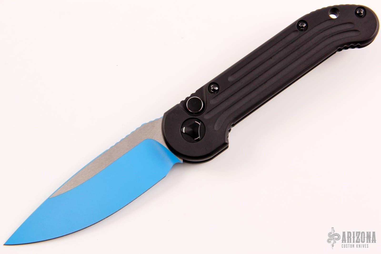 135-1JK LUDT Blue Standard - JK - Arizona Custom Knives