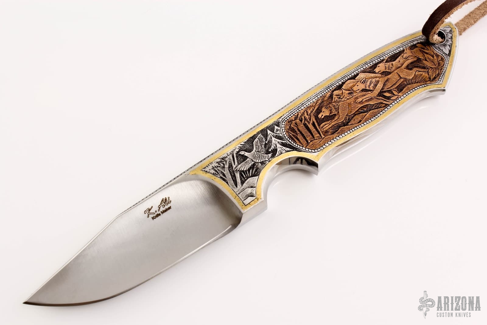 Integral Hunter - Engraved - Arizona Custom Knives