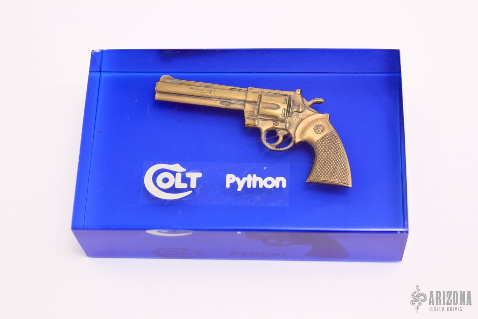Colt Python Paperweight Arizona Custom Knives