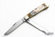 Case Trapper with Color Scrimshaw