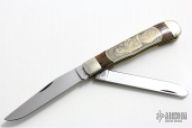 Customized Case Trapper with Scrimshaw