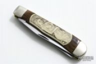 Customized Case Trapper with Scrimshaw