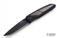 Harkins ATAC D/A 814 - Black Handle w/ Carbon Fiber / Black Blade