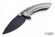 Whaleshark (Purple Damascus / Titanium) #015
