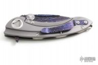 Whaleshark (Purple Damascus / Titanium) #015