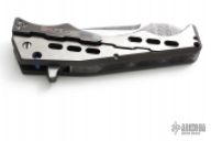 Damascus and Titanium Flipper