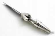 Sterling Silver w/ Damascus Blade