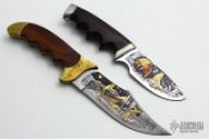 Shaw-Leibowitz Engraved 5 Knife Set