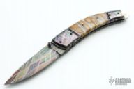 Damascus Linerlock