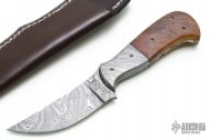 Damascus & Wood Upswept Hunter
