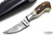 Mini Damascus Fixed Blade