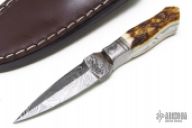 Mini Damascus Fixed Blade