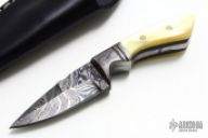 Mini Damascus Fixed Blade