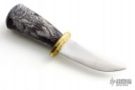 Scrimshawed Buffalo & Wolf (#MB874)