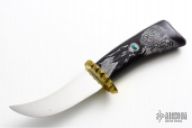 Scrimshawed Buffalo & Eagle (#LOB12839)