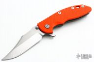XM-18 Framelock Flipper - 3.5" Bowie Grind w/ Orange G10