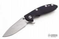XM-18 Framelock Flipper - 3" Slicer (Tumble Finish / Black G10 & Tumble)
