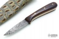 Damascus Drop Point Bird and Trout