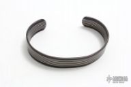 Five Line Straight Damascus Bracelet