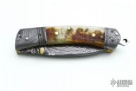 Rams Horn and Damascus Wharncliffe